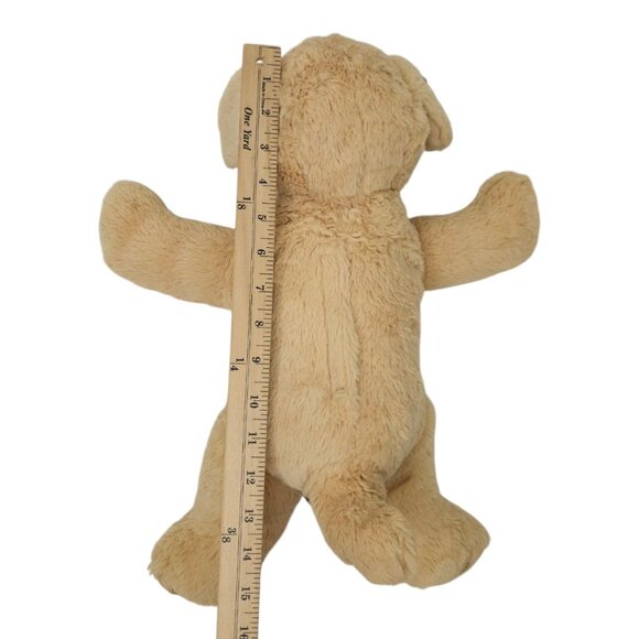 Bear Factory Puppy Dog 16" Plush Brown Eyes Stuffed Animal Toy Tan Carnival - Picture 11 of 14